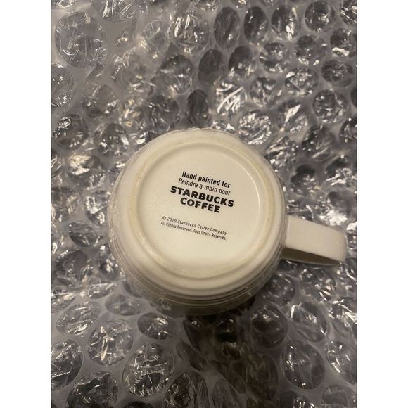 Starbucks 2010 Christmas Coffee Cup - 16 oz. Mug - Ceramic Stoneware Collection - Picture 2 of 5